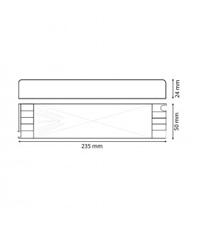 Fuente Alimentación PROTECH 400W (DC24V) 16.6A IP20