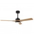 Ventilador THAY DC APP Negro/Madera 30W 3300Lm 3 Aspas CCT