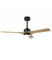Ventilador THAY DC APP Negro/Madera 30W 3300Lm 3 Aspas CCT