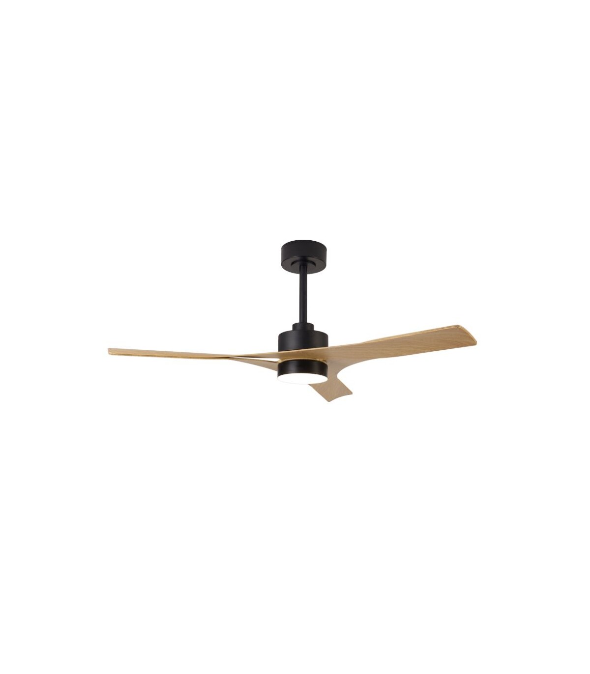 Ventilador THAY DC APP Negro/Madera 30W 3300Lm 3 Aspas CCT