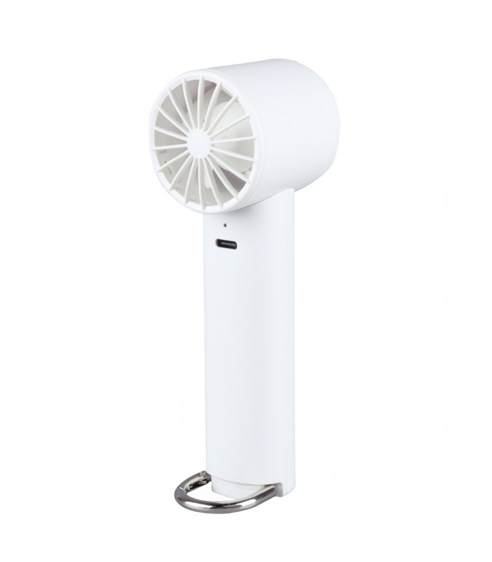 Mini ventilador de mano LUVO USB recargable Blanco