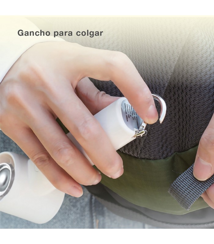 Mini ventilador de mano LUVO USB recargable Blanco
