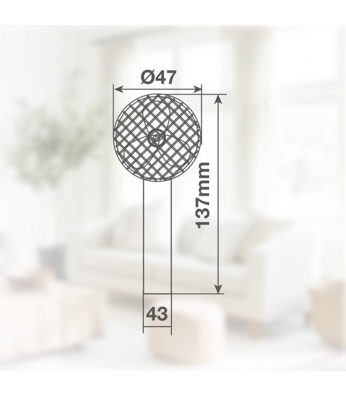Mini ventilador de mano LUVO USB recargable Blanco