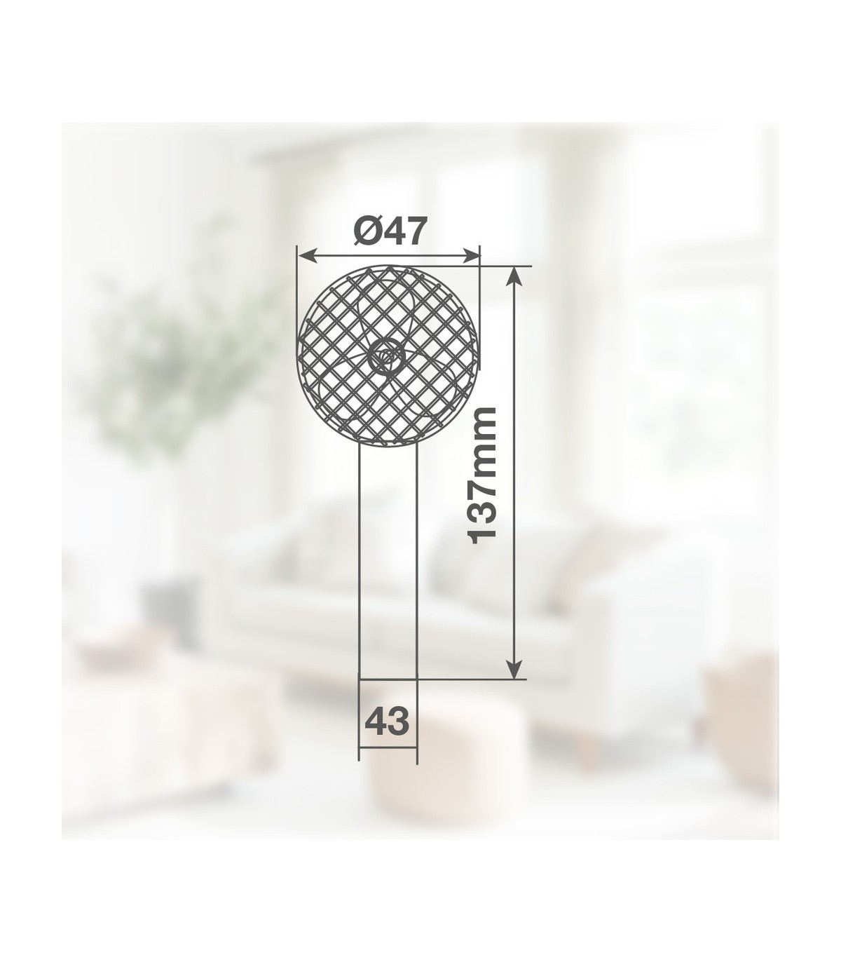 Mini ventilador de mano LUVO USB recargable Blanco