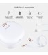 Ventilador portátil YULARA USB recargable Blanco