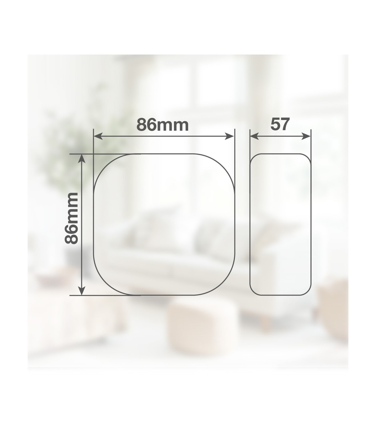 Ventilador portátil YULARA USB recargable Blanco