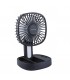 Mini ventilador de mano plegable COOBER con Luz USB recargable Negro