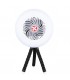 Mini ventilador solar TANAMI con Luz y Trípode flexible USB recargable