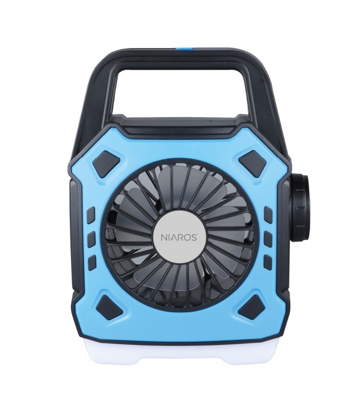Ventilador de camping STAWELL con Luz USB recargable