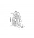 Ventilador portátil RAYNA Multifunción 9W USB recargable 25Cm Negro