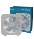 Ventilador de Sobremesa BRONTE 45W Ø31cm Gris