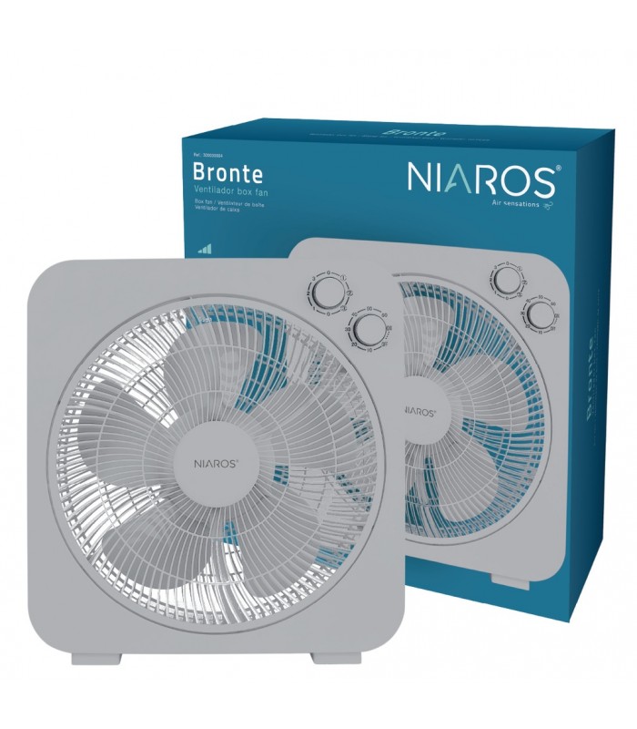 Ventilador de Sobremesa BRONTE 45W Ø31cm Gris