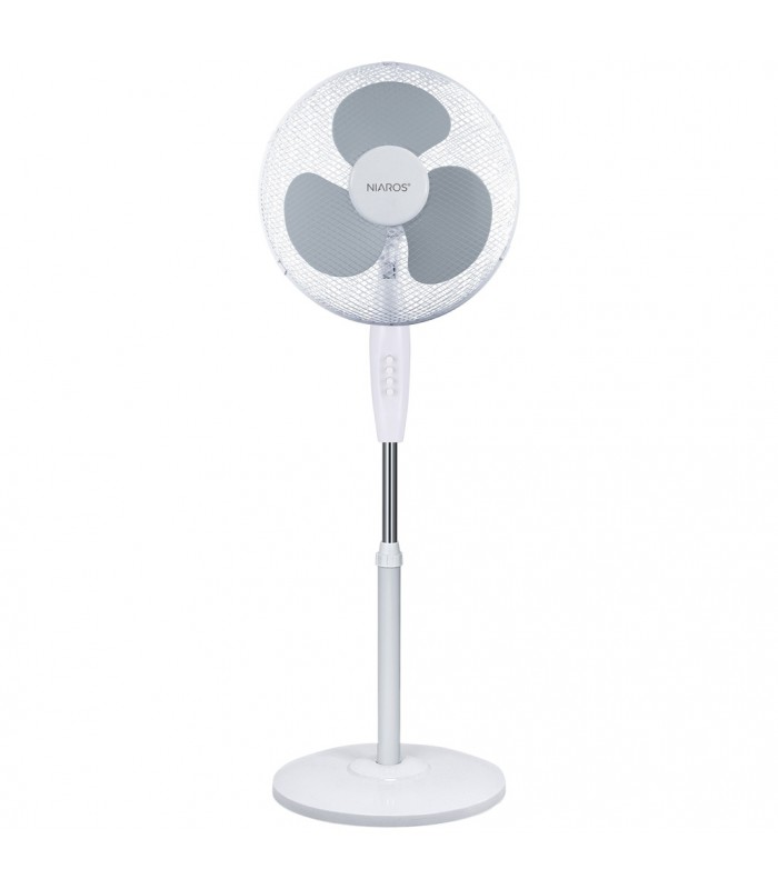 Ventilador de Pie RIESI 45W Ø43cm Blanco
