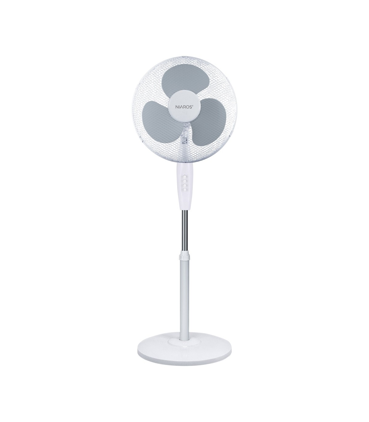 Ventilador de Pie RIESI 45W Ø43cm Blanco