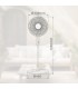Ventilador de Pie LUNGRA con mando y temporizador 50W Ø43cm Negro