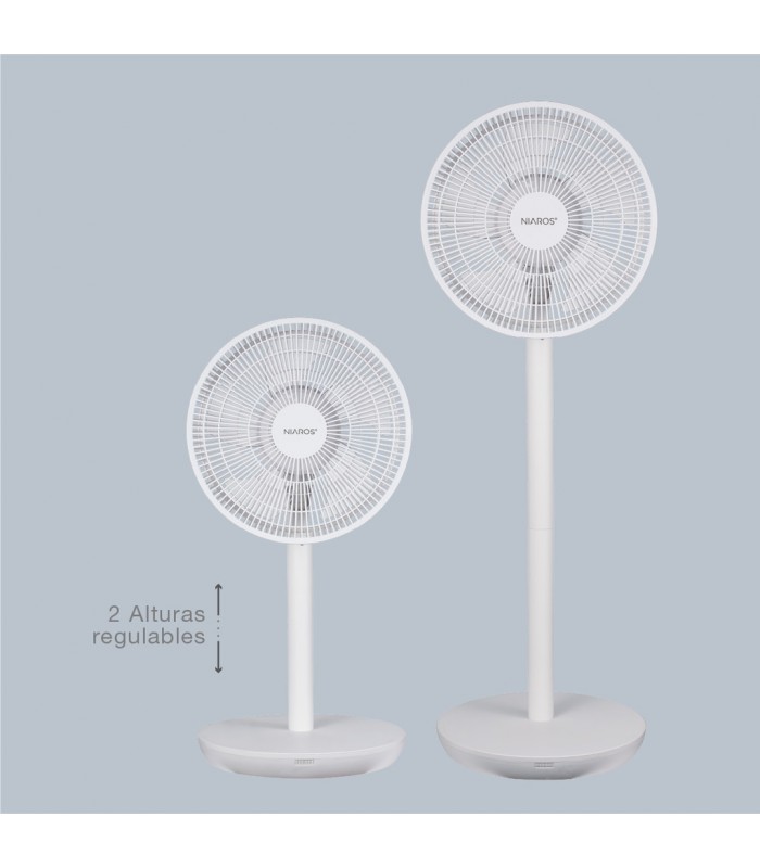 Ventilador de Pie PUNCHA 35W Ø34cm Blanco