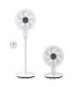 Ventilador de Pie HARIPAL 25W Ø36cm Blanco