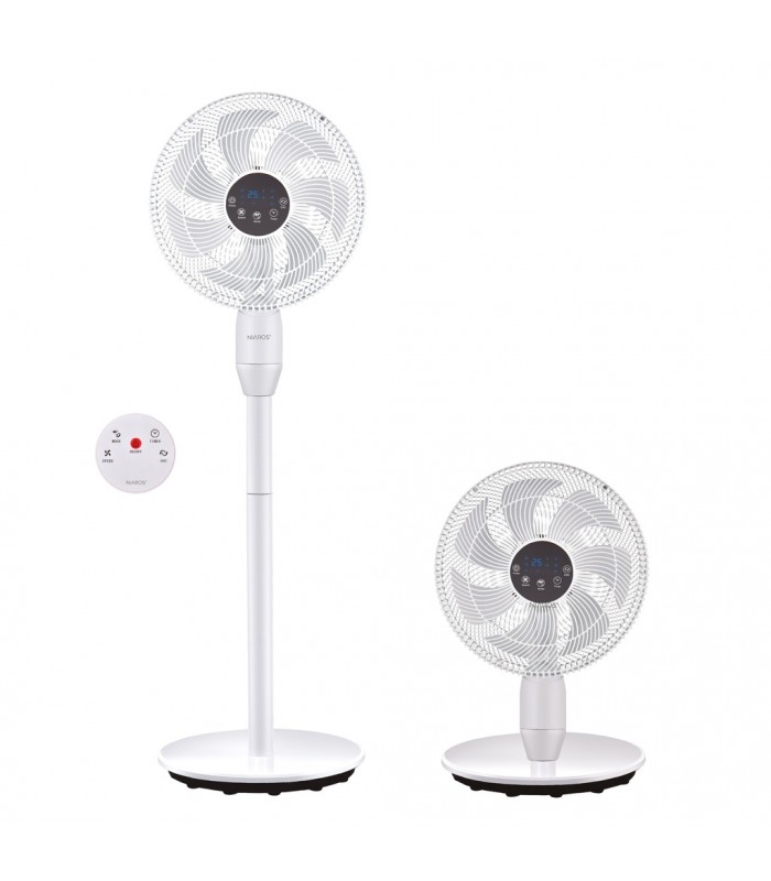 Ventilador de Pie HARIPAL 25W Ø36cm Blanco