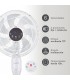 Ventilador de Pie HARIPAL 25W Ø36cm Blanco