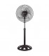 Ventilador de Pie metálico VICARI 37W Ø34cm Negro