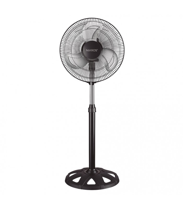 Ventilador de Pie metálico VICARI 37W Ø34cm Negro