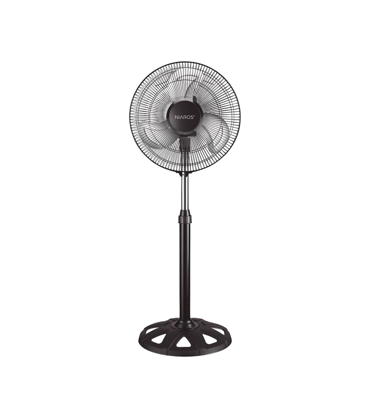 Ventilador de Pie metálico VICARI 37W Ø34cm Negro