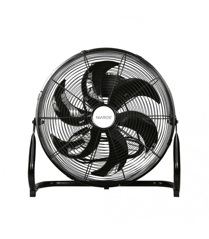 Ventilador Metálico De Suelo AIDONE 100W Ø51cm Negro