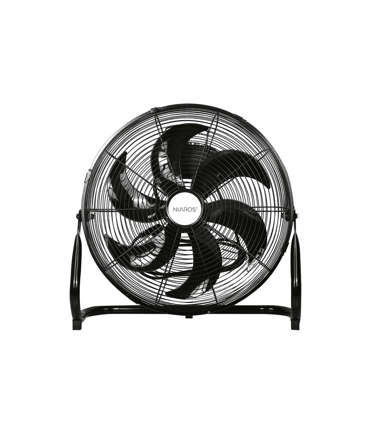 Ventilador Metálico De Suelo AIDONE 100W Ø51cm Negro