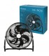 Ventilador Metálico De Suelo AIDONE 100W Ø51cm Negro