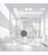 Ventilador Metálico De Suelo AIDONE 100W Ø51cm Negro