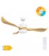 Ventilador KOTA Blanco DC 15W 1534Lm 3 Aspas Haya CCT