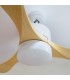 Ventilador KOTA Blanco DC 15W 1534Lm 3 Aspas Haya CCT