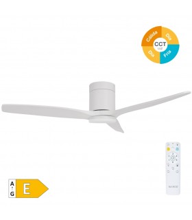 Ventilador KASAMA APP Blanco DC 15W 1534Lm 3 Aspas Blanco CCT