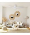 Ventilador KASAMA APP Blanco DC 15W 1534Lm 3 Aspas Blanco CCT
