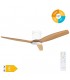 Ventilador KASAMA APP Blanco DC 15W 1534Lm 3 Aspas Haya CCT