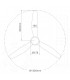 Ventilador KASAMA APP Blanco DC 15W 1534Lm 3 Aspas Haya CCT