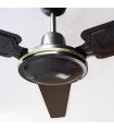 Ventilador De Techo Saltok Negro AC Sin Luz 3 Aspas 142D