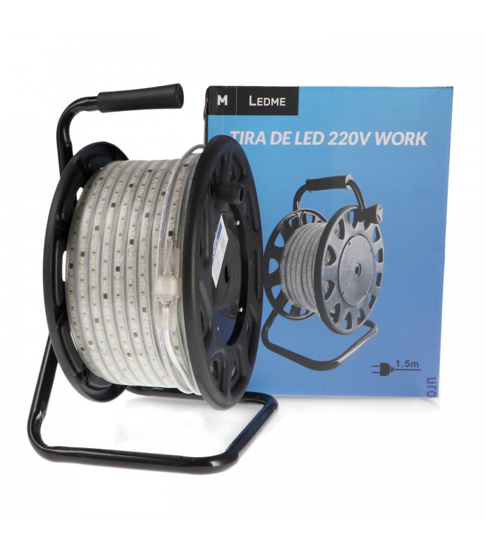 Bobina Tira LED WORK 12W/m 1400Lm/M 220V IP65 -50 Metros-