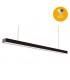 Barra Colgante/Superficie LineX OFFICE 80W 6400Lm Negro CCT