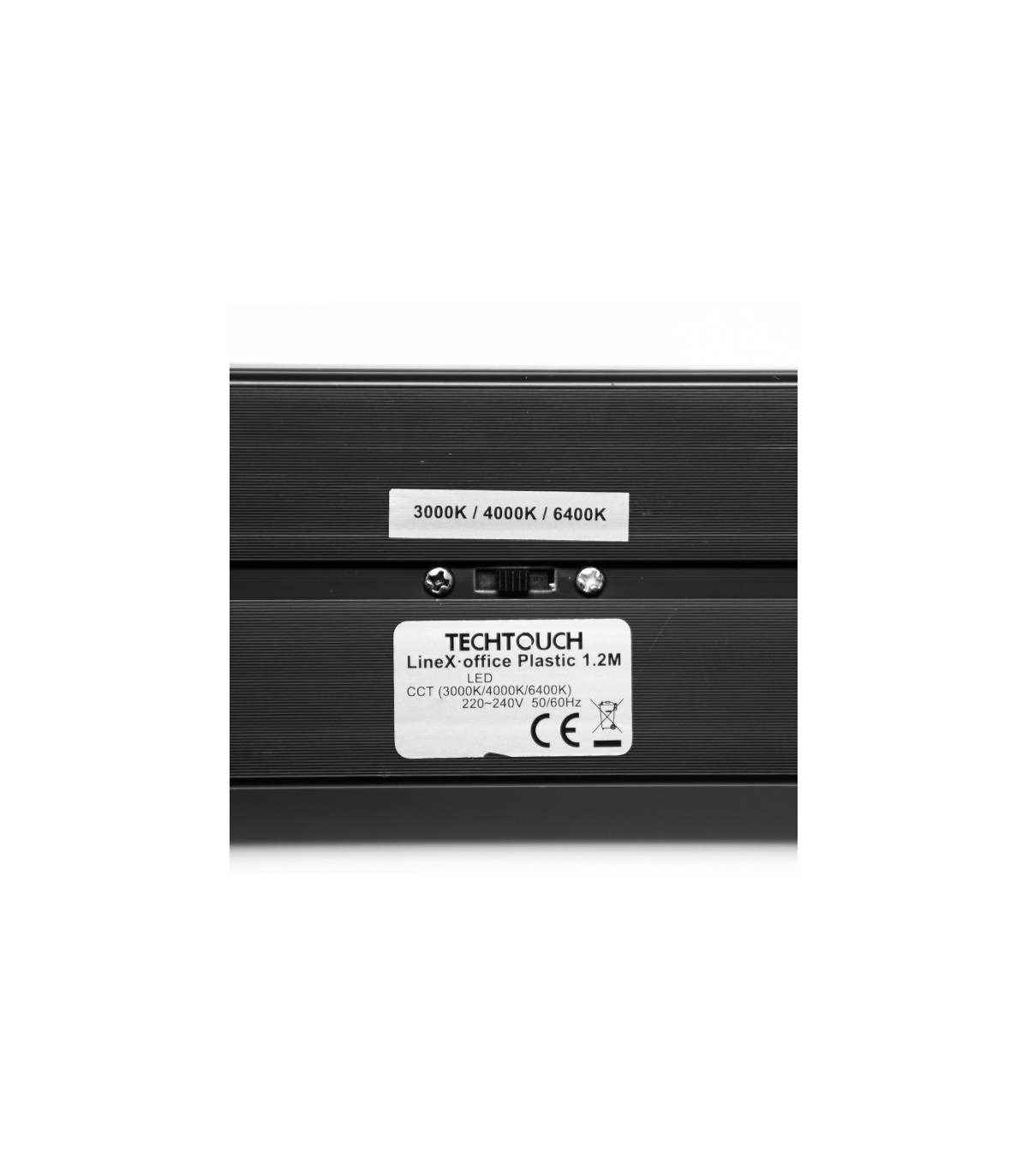Barra Colgante/Superficie LineX OFFICE 80W 6400Lm Negro CCT