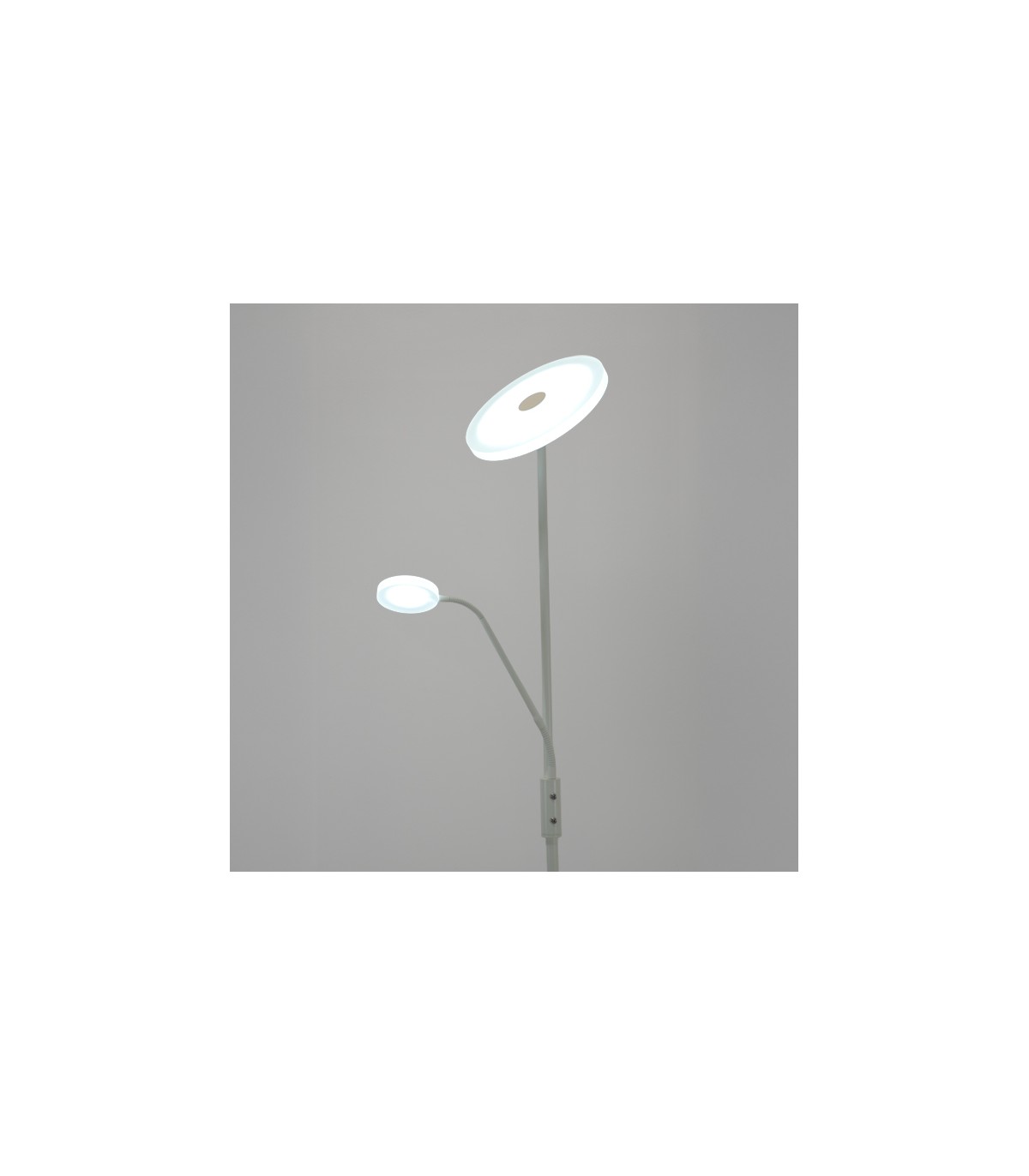 Lámpara de Pie BAYANI Regulable 28+6W 2240+480Lm Blanco