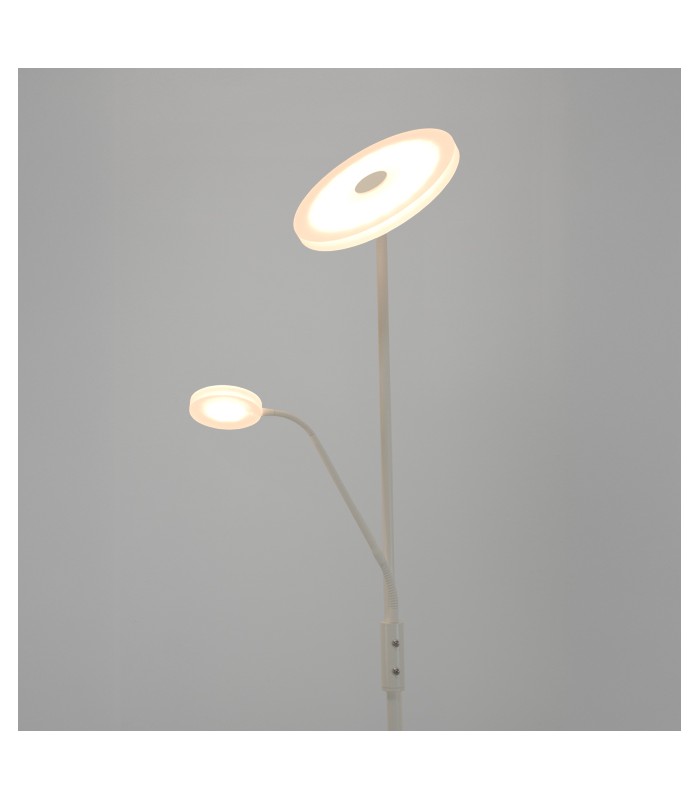 Lámpara de Pie BAYANI Regulable 28+6W 2240+480Lm Blanco