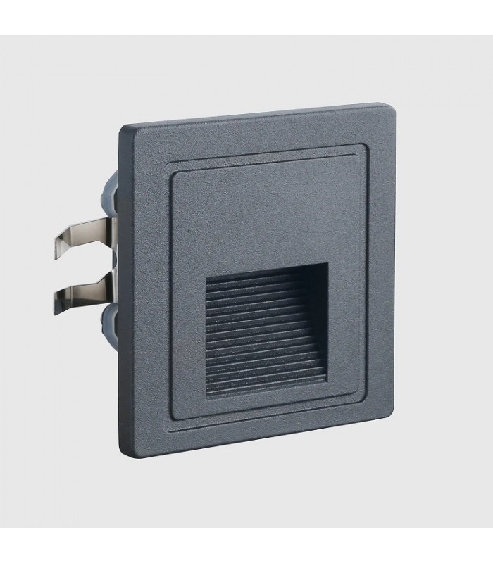 Baliza Led De Empotrar INCA 2W 180LM IP65 Gris Antracita