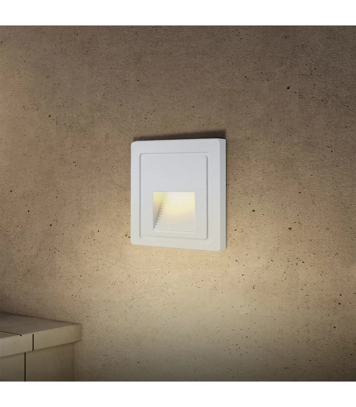 Baliza Led De Empotrar INCA 2W 180LM IP65 Blanco
