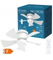 Ventilador ORISTAN Blanco DC 10W 1400Lm 5 Aspas Blanco CCT