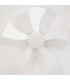 Ventilador ORISTAN Blanco DC 10W 1400Lm 5 Aspas Blanco CCT