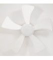 Ventilador ORISTAN Blanco DC 10W 1400Lm 5 Aspas Blanco CCT