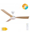 Ventilador CEFALU Blanco DC 15W 1534Lm 3 Aspas Haya CCT