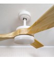 Ventilador CEFALU Blanco DC 15W 1534Lm 3 Aspas Haya CCT