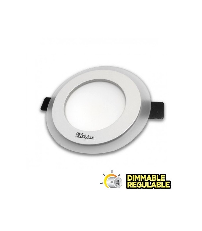 Downlight 7W 620Lm 120° IP40 REGULABLE Redondo Blanco